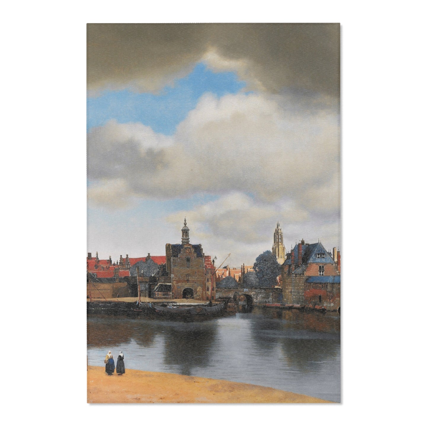View of Delft, by Johannes Vermeer | Area Rug