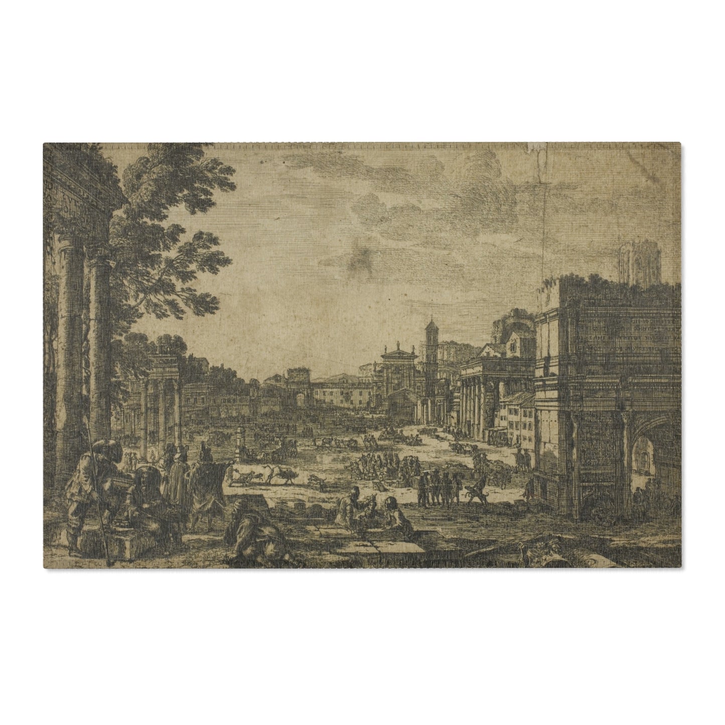 Claude Lorrain - The Roman Forum | Area Rug