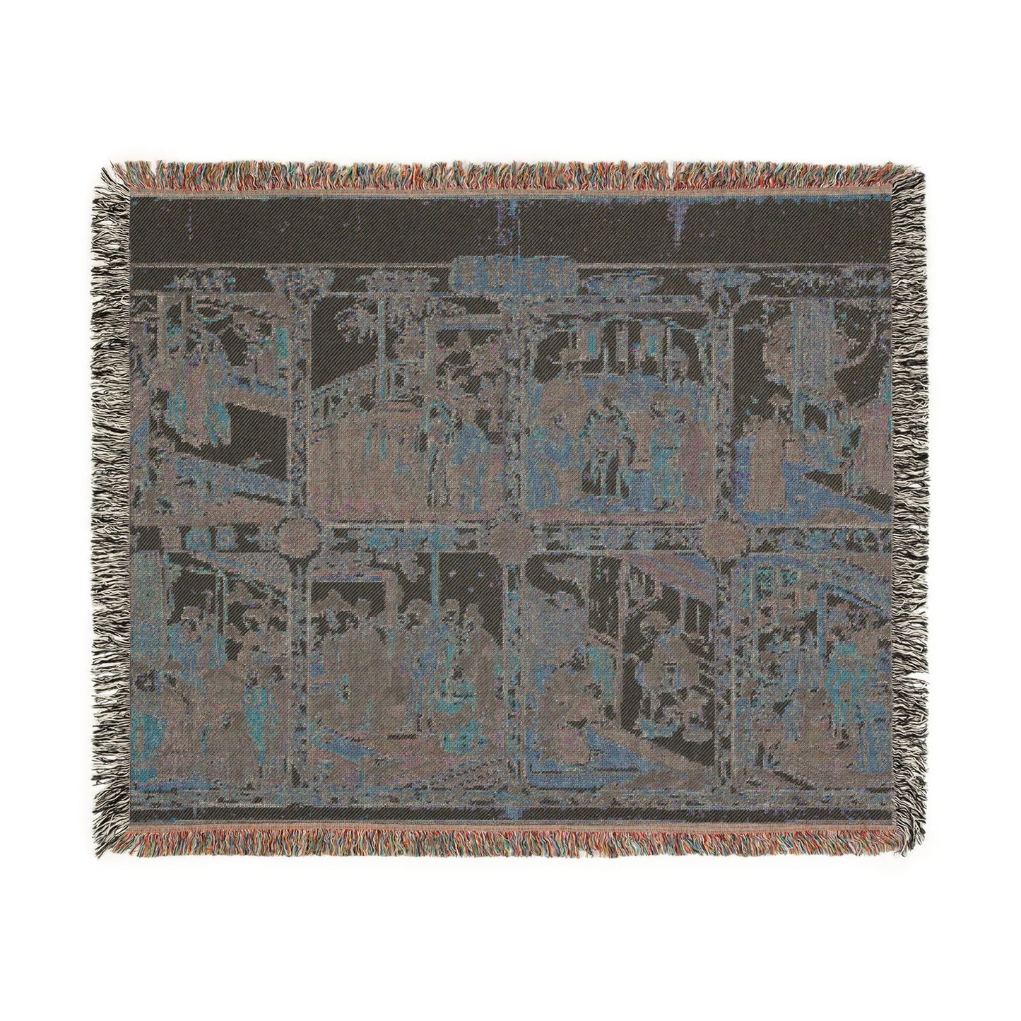 Wife, Wealth, Sons, and a Salary Woven Throw Blanket