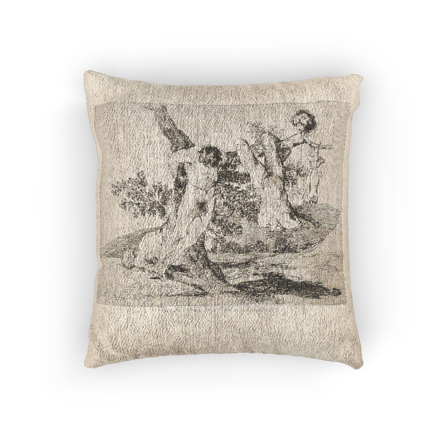 Francisco José de Goya y Lucientes - A Heroic Feat! With Dead Men!, plate 39 from The Disasters of War | Woven Pillow