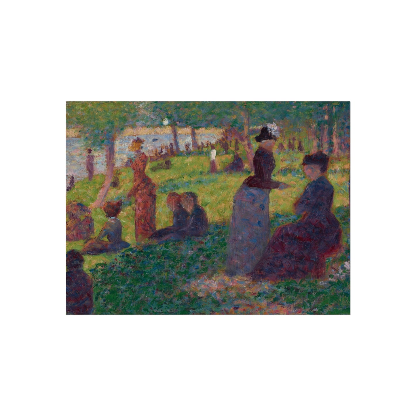 Georges Seurat - Oil Sketch for A Sunday on La Grande Jatte — 1884 | Fine Art Poster