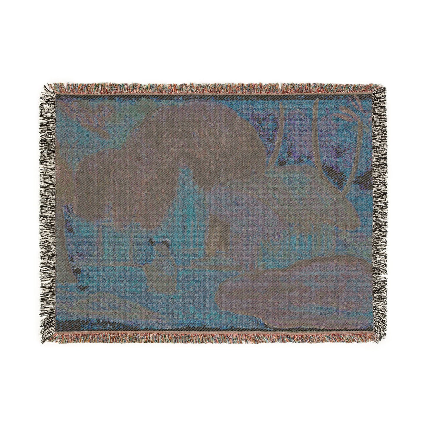 Paul Gauguin - Tahitian Hut | Woven Tapestry Blanket