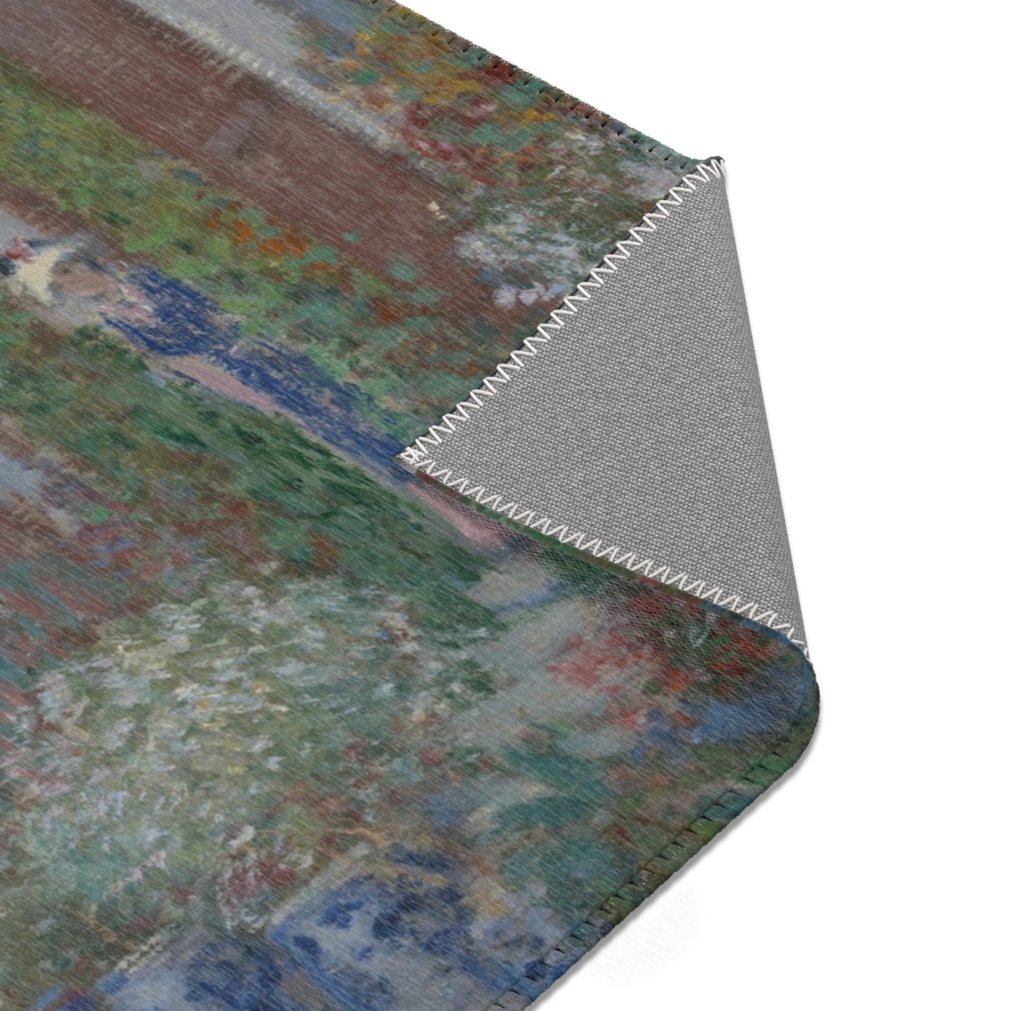 Claude Monet - The Artist's House at Argenteuil | Area Rug