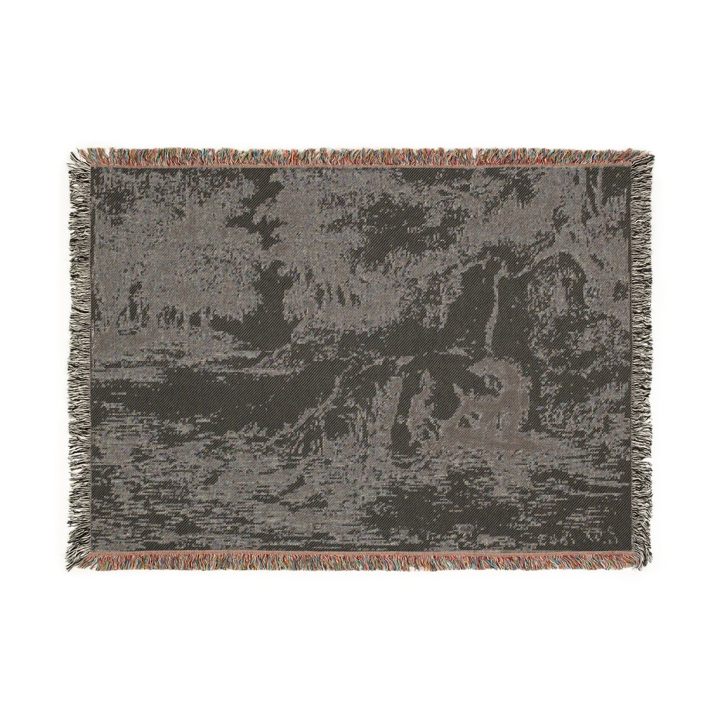 Eugène Delacroix - Ophelia's Death | Woven Tapestry Blanket