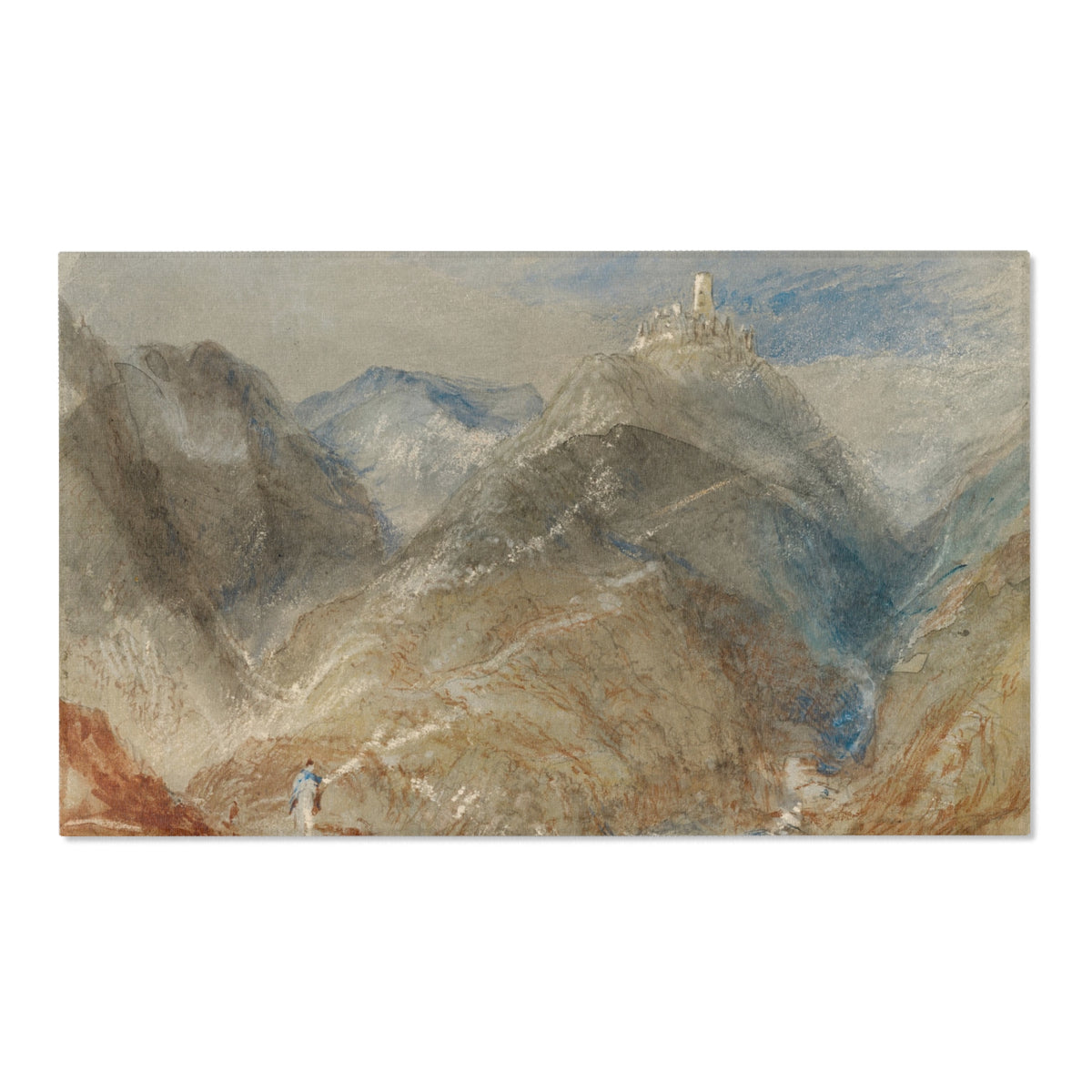 Castle on Height near Geneva — Turner Area Rug