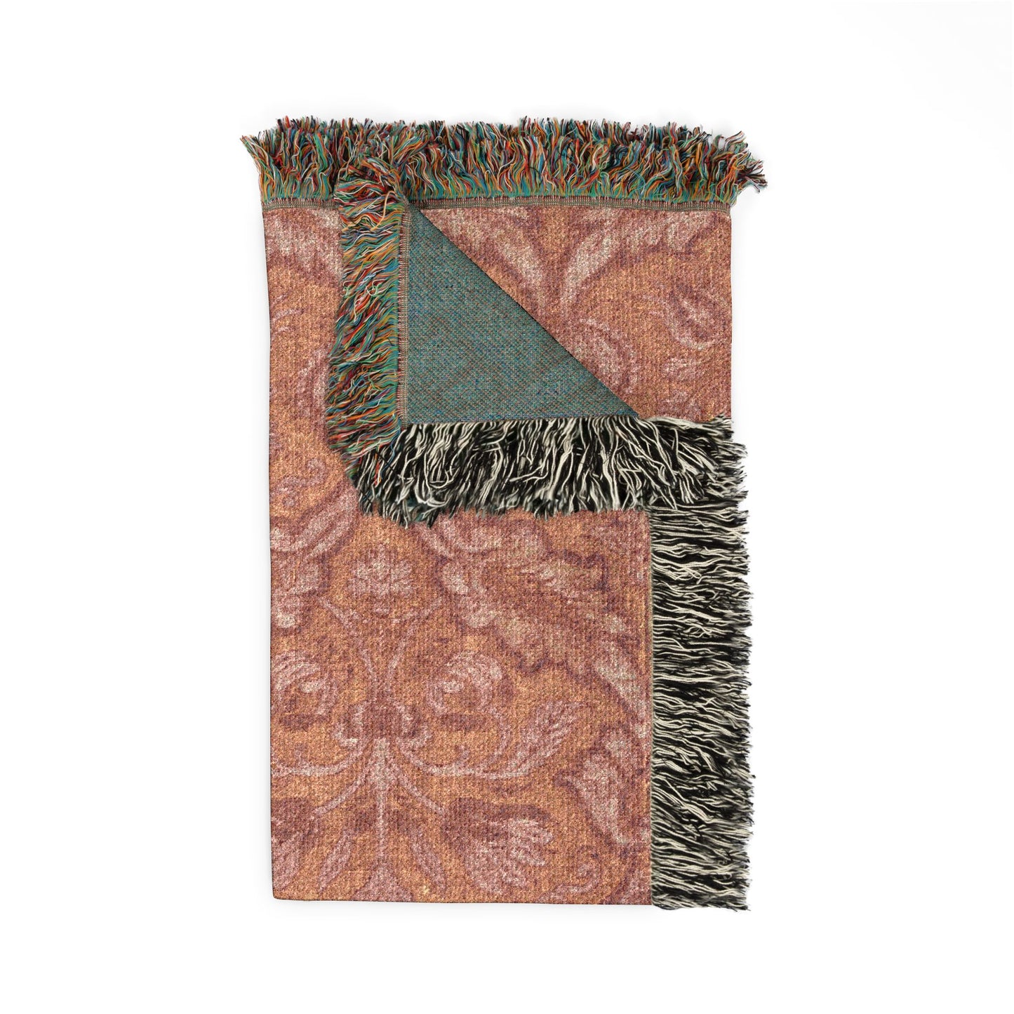 Textile with Flora Woven Throw Blanket