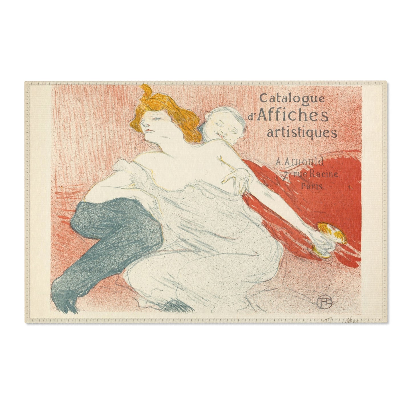 Henri de Toulouse-Lautrec - Debauchery (second plate) | Area Rug