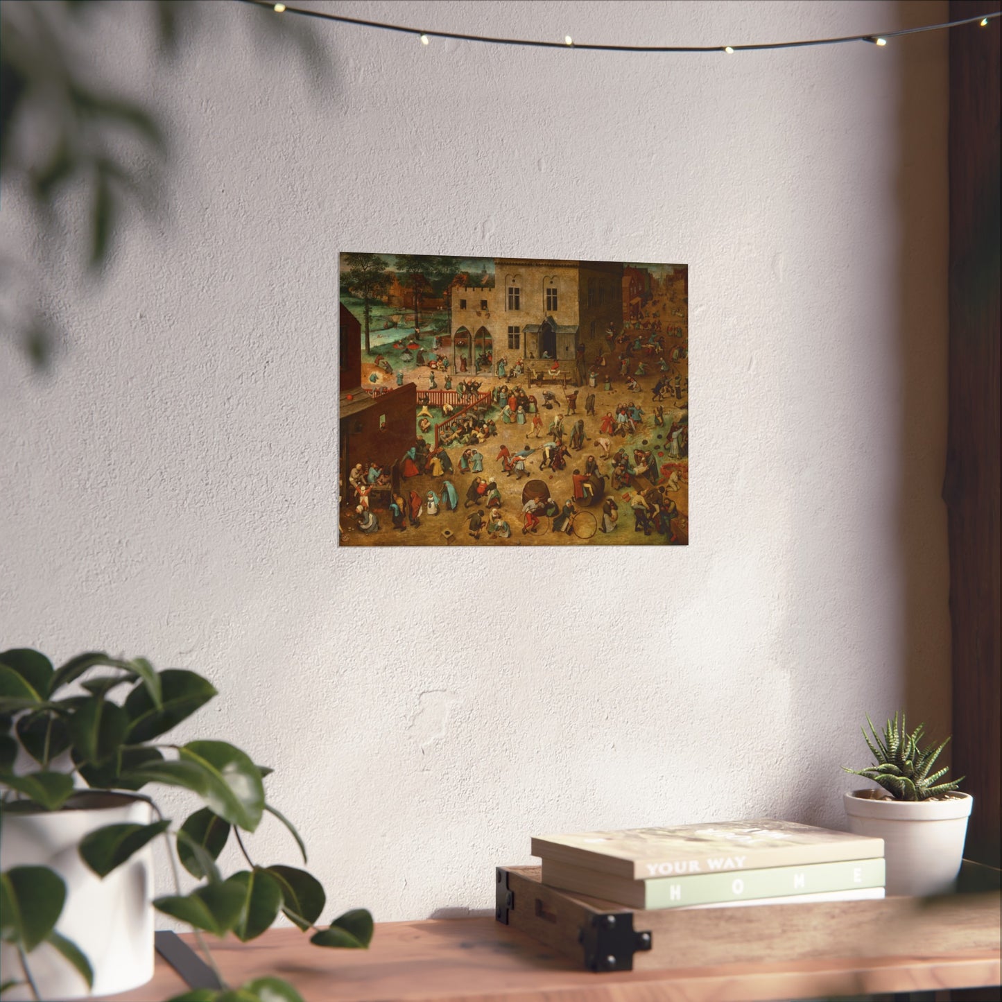 Pieter Bruegel the Elder - Children’s Games - Google Art Project | Fine Art Poster