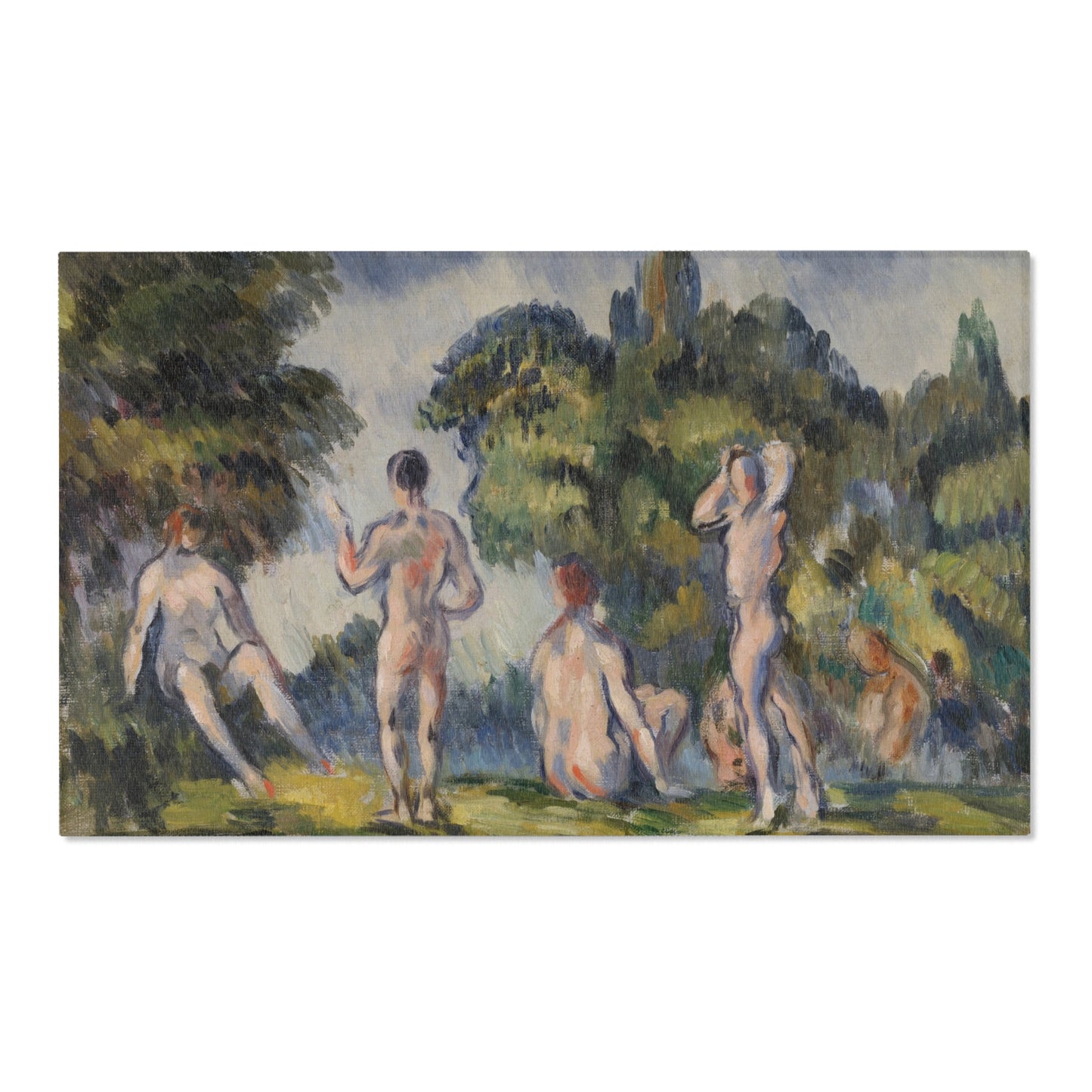 Paul Cezanne - Bathers | Area Rug