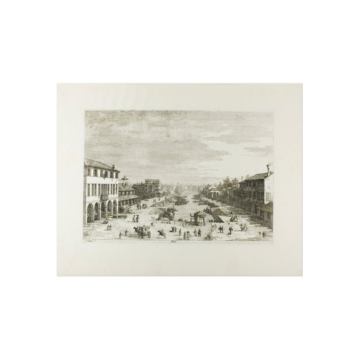 Canaletto - Mestre, from Vedute | Fine Art Poster