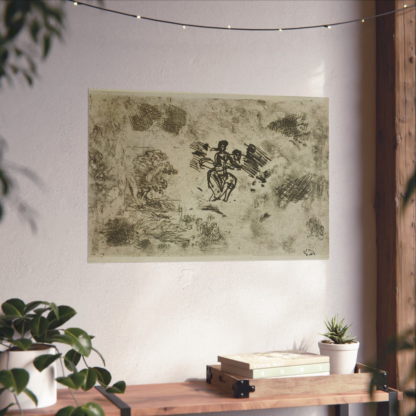 Claude Lorrain - Seated Woman and Other Sketches | Fine Art Poster