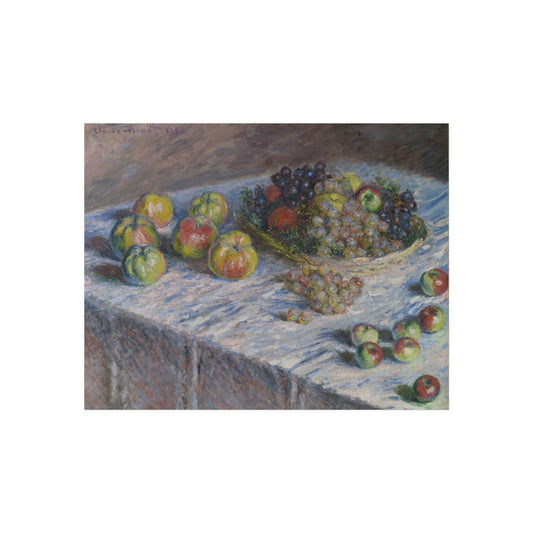 Apples and Grapes — Claude Monet Fine Art Poster