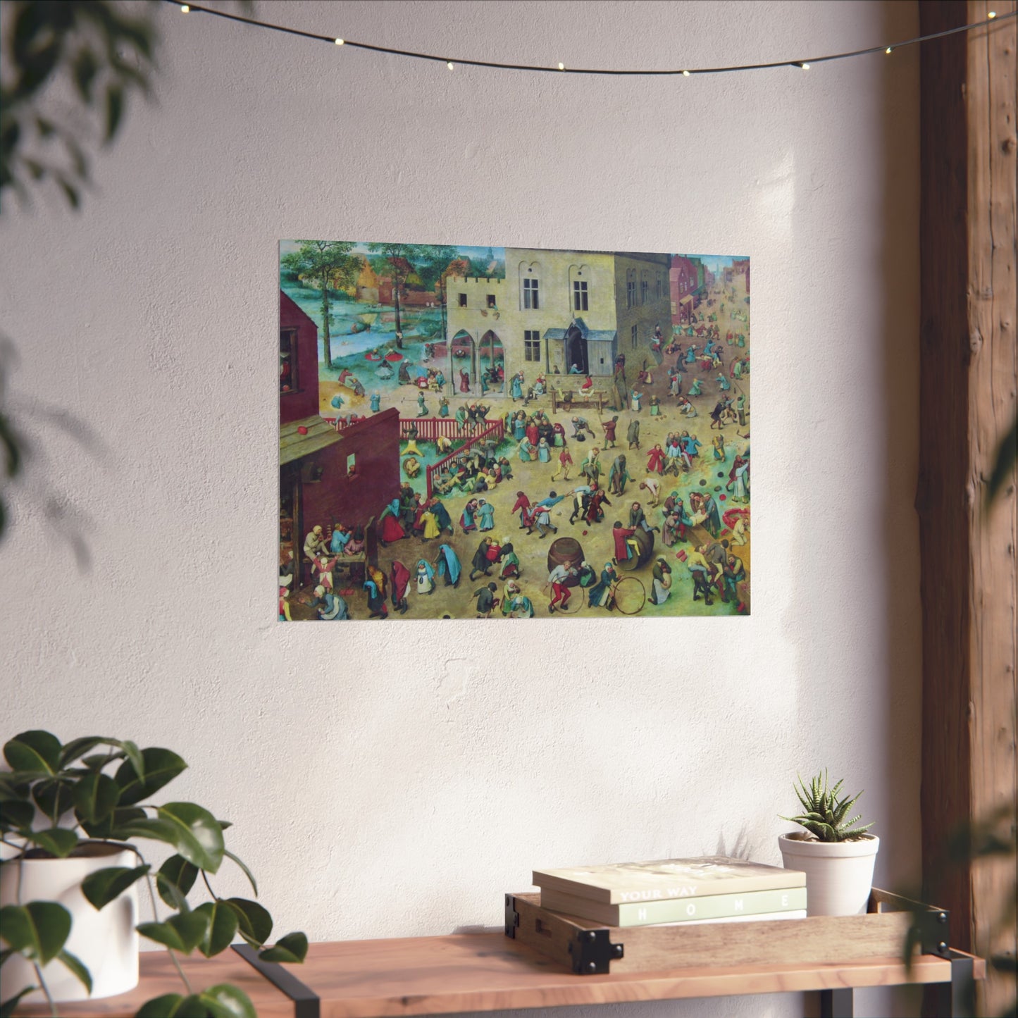 -2022-02-07 Children's Games, Pieter Bruegel the Elder, West Street, Cromer, Norfolk | Fine Art Poster