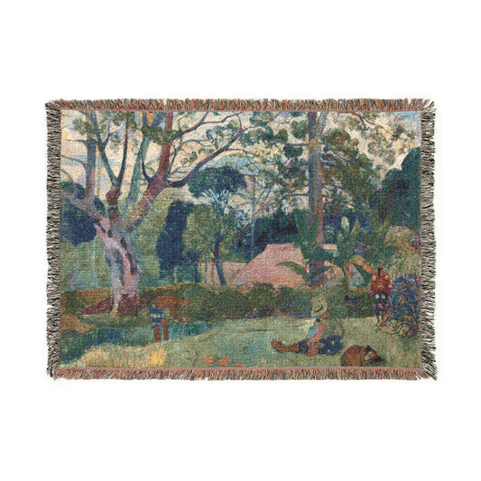 The Big Tree — Gauguin Tapestry Blanket