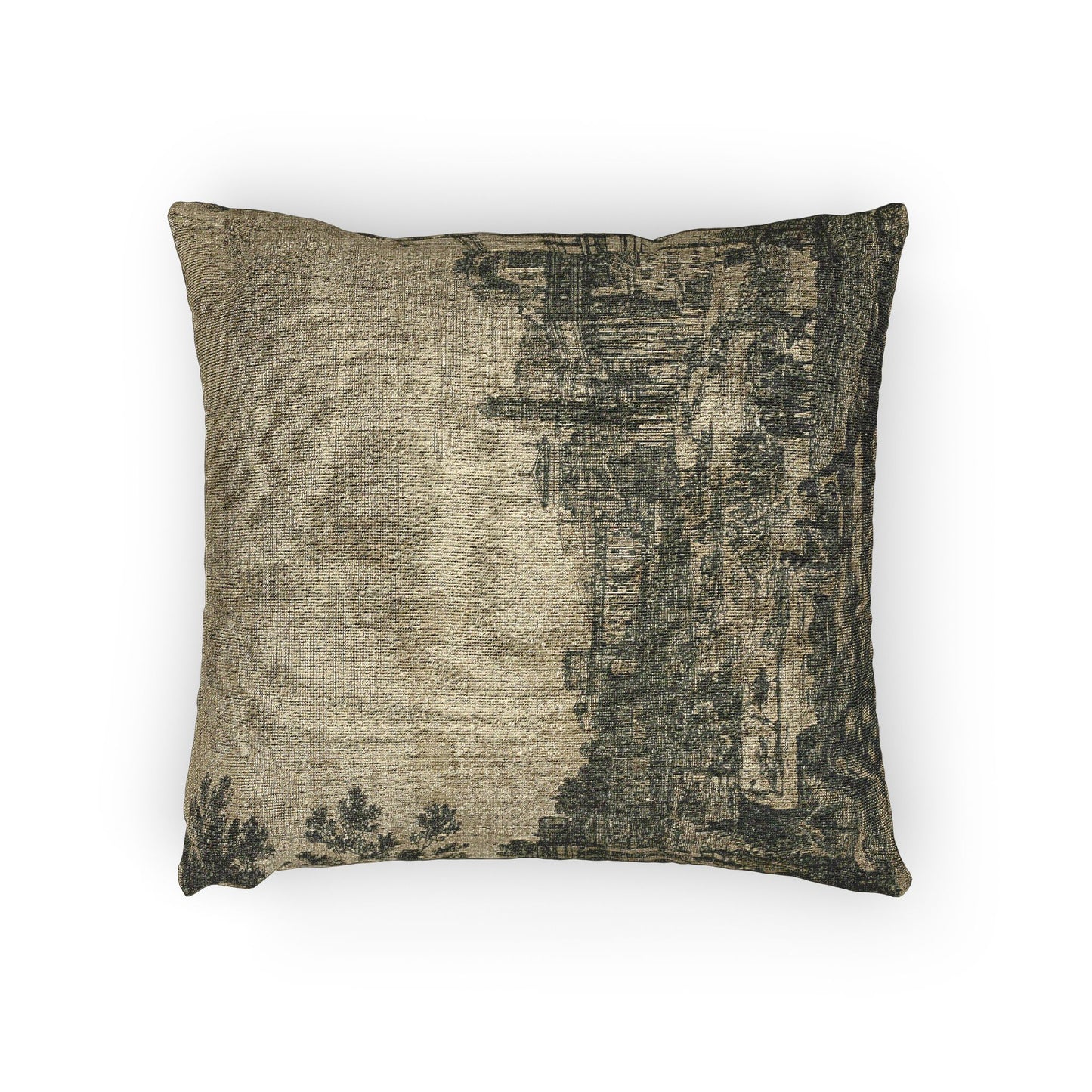 Claude Lorrain - The Roman Forum | Woven Pillow