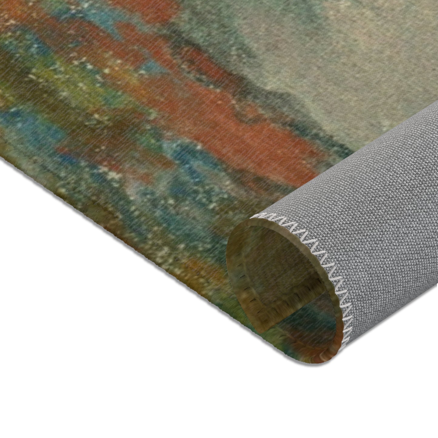 Hilaire Germain Edgar Degas - Retiring | Area Rug