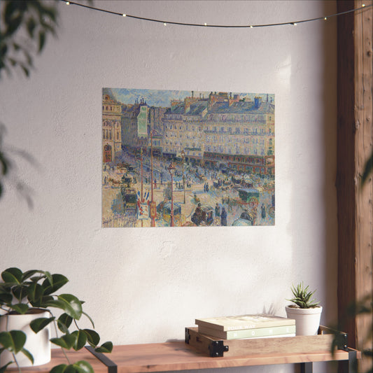 The Place du Havre, Paris — Camille Pissarro Fine Art Poster