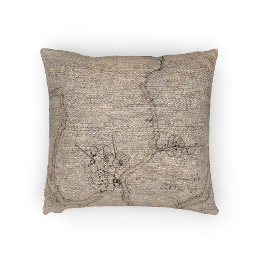Prunus and Bamboo Pillow