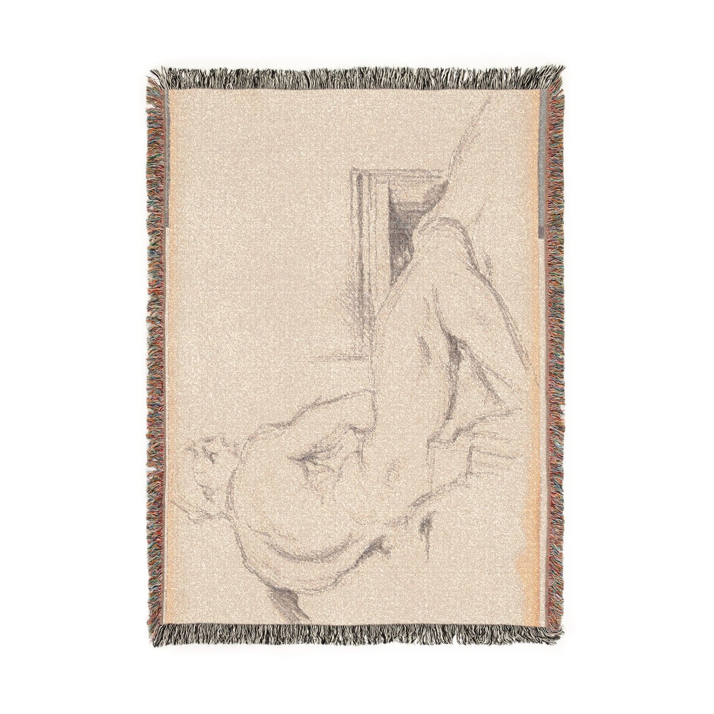 Paul Cezanne - Hercules Resting | Woven Tapestry Blanket