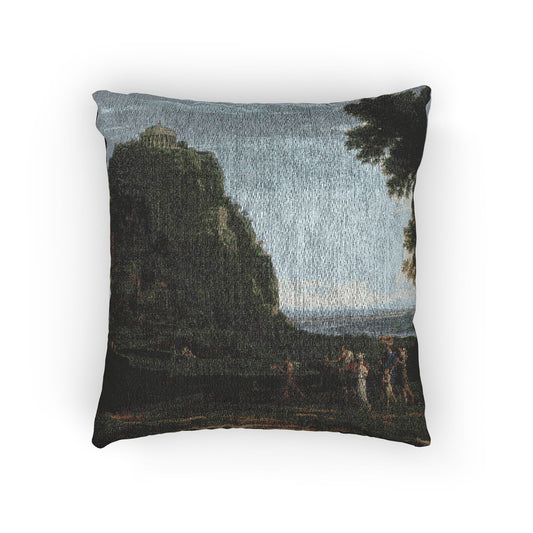 View of Delphi with a Procession — Lorrain Pillow