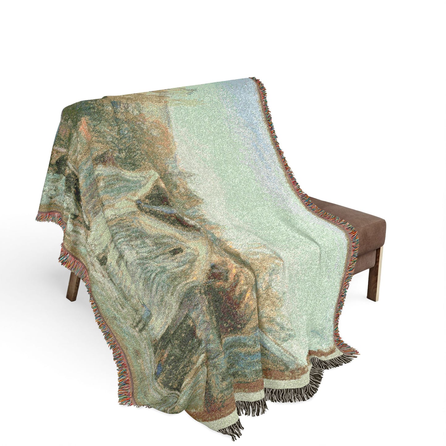 Alfred Sisley - A Corner of Moret-sur-Loing | Woven Tapestry Blanket