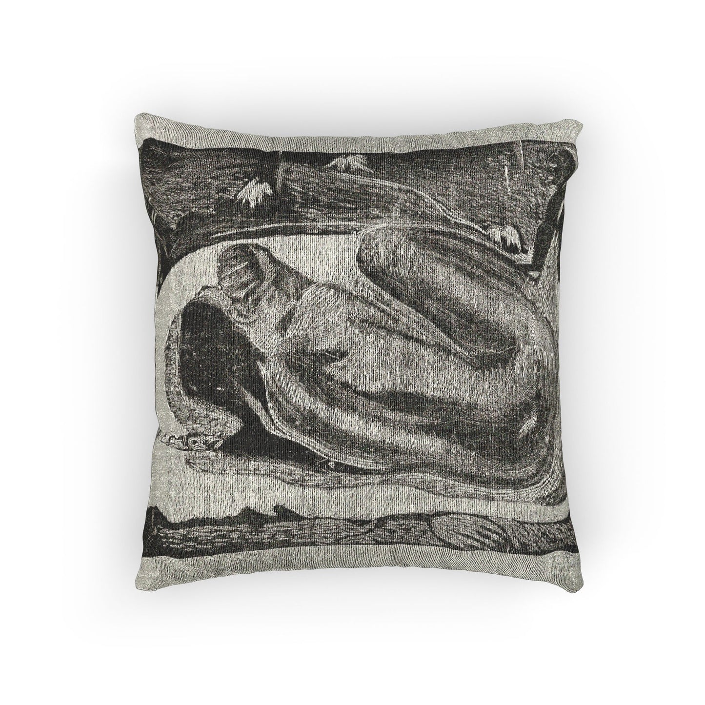 Paul Gauguin - Manao tupapau (She Thinks of the Ghost or The Ghost Thinks of Her), from the Noa Noa Suite | Woven Pillow