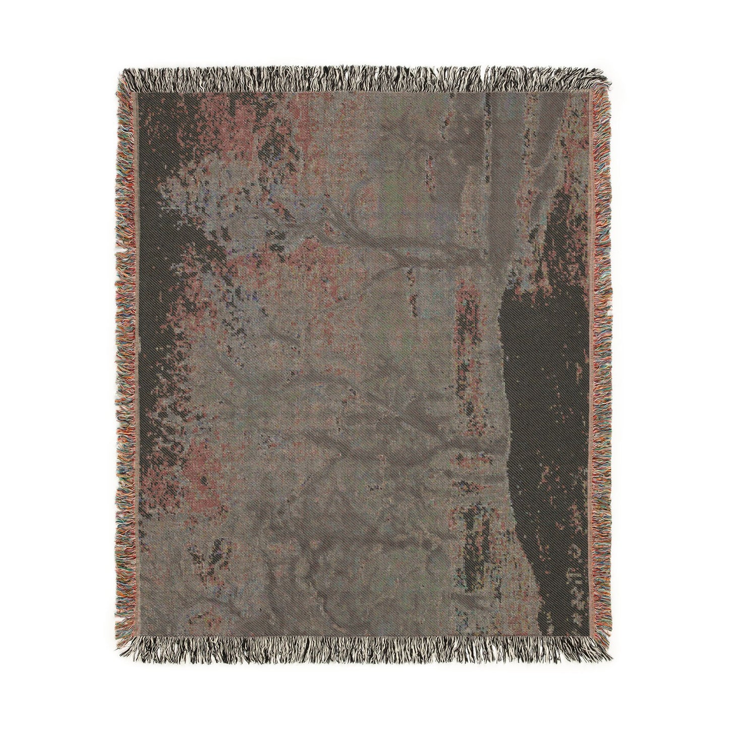 Camille Pissarro - Snow at Louveciennes | Woven Tapestry Blanket