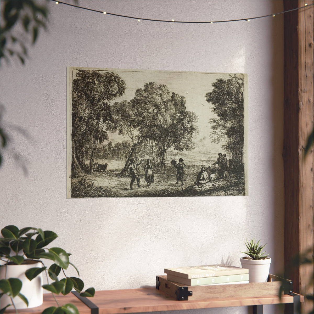 The Country Dance — Claude Lorrain Fine Art Poster