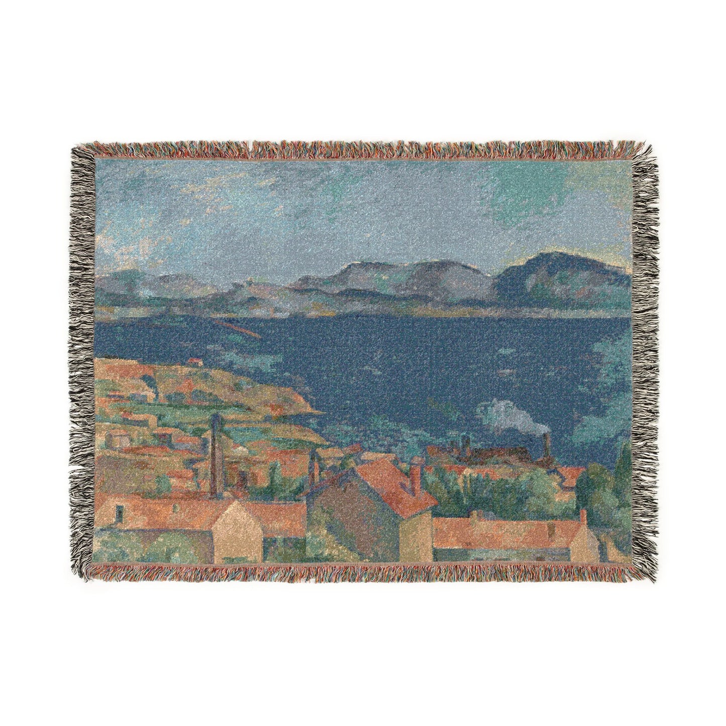 Paul Cezanne - The Bay of Marseille, Seen from L'Estaque | Tapestry Blanket