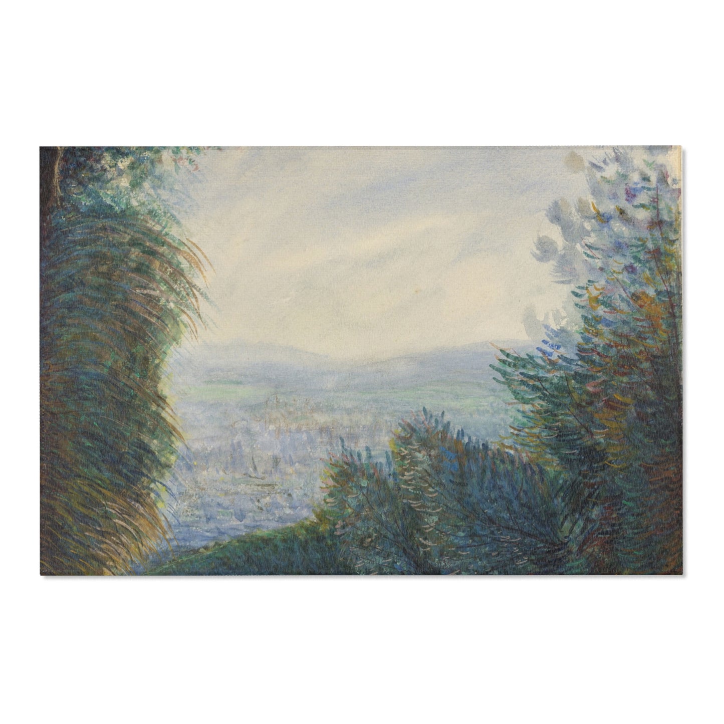 Pierre-Auguste Renoir - The Auvers Valley on the Oise River | Area Rug
