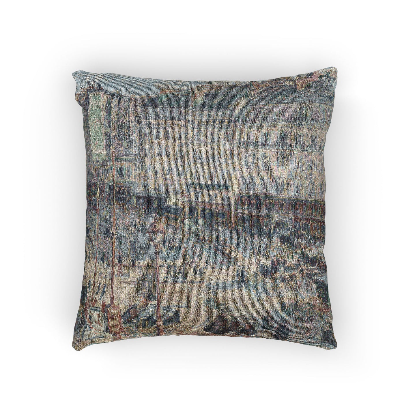The Place du Havre, Paris — Camille Pissarro Woven Pillow