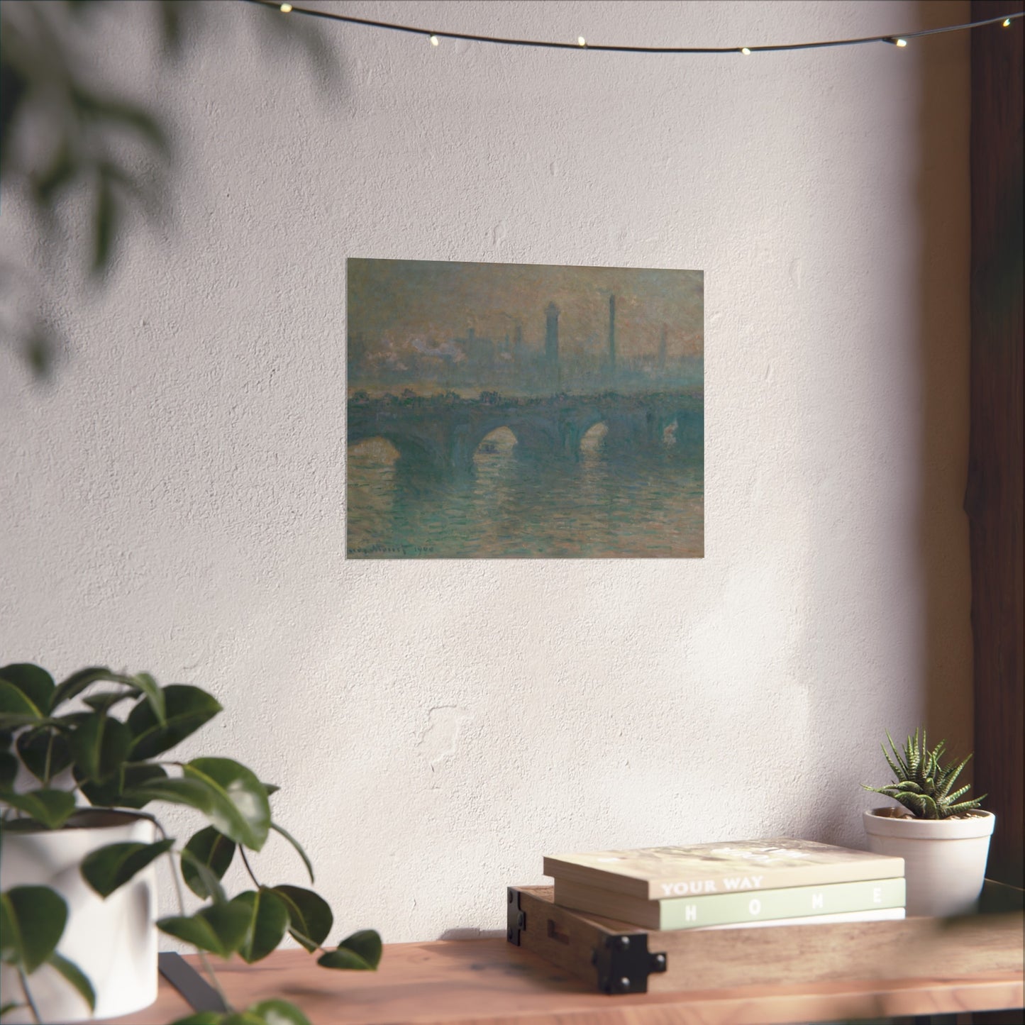 Claude Monet - Waterloo Bridge, Gray Weather | Fine Art Poster