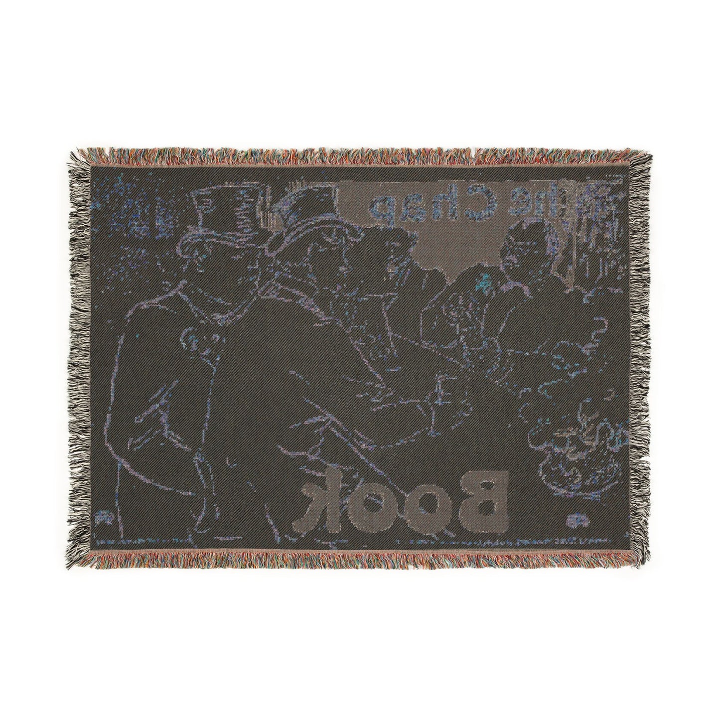 Henri de Toulouse-Lautrec - Irish and American Bar, Rue Royale—The Chap Book | Woven Tapestry Blanket