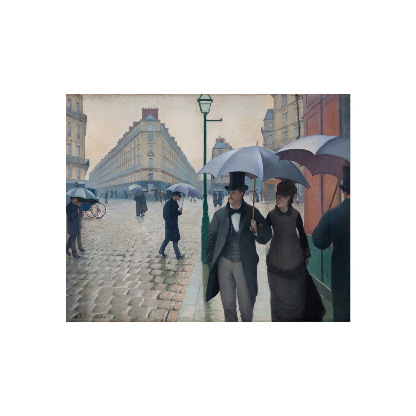 Gustave Caillebotte - Paris Street; Rainy Day | Fine Art Poster