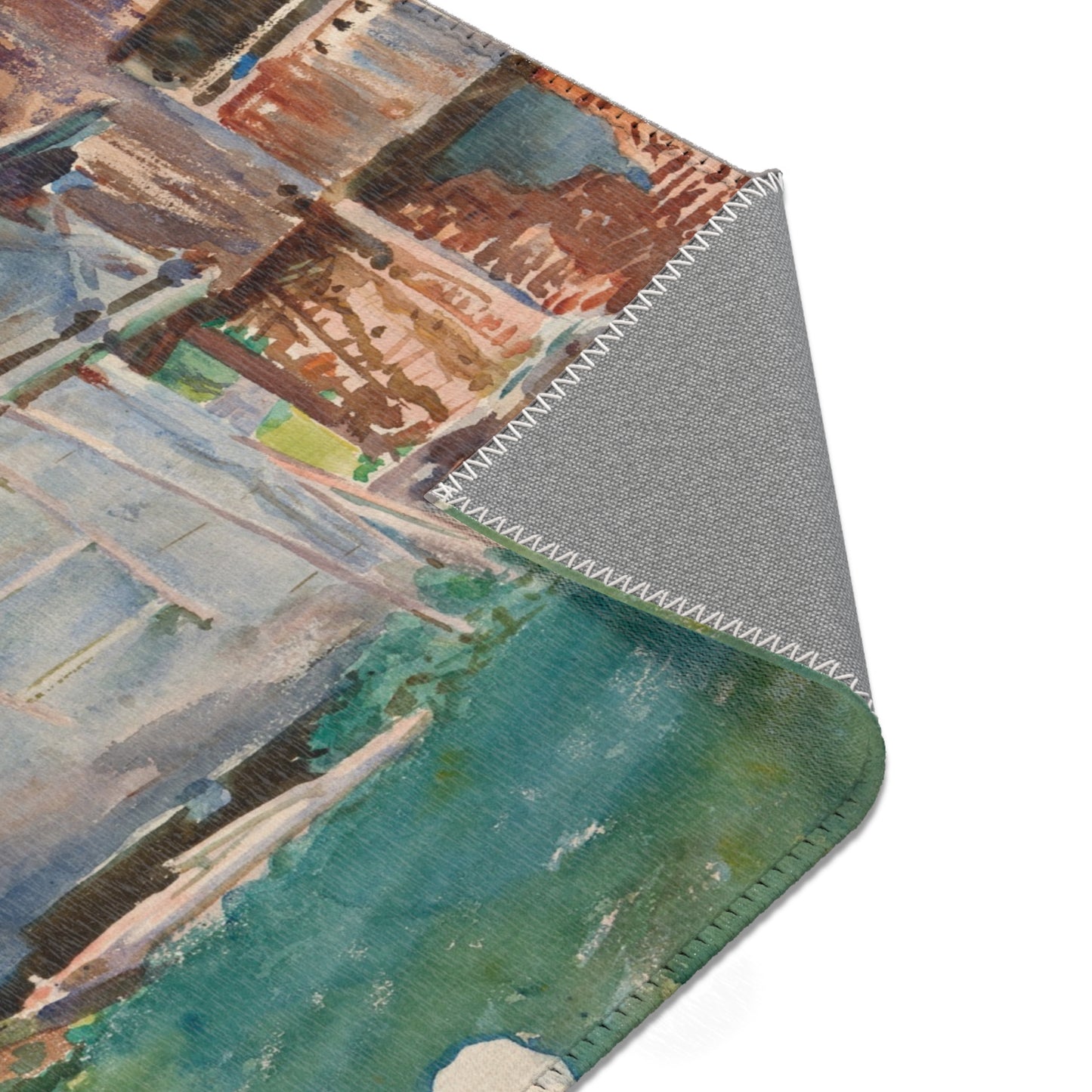 John Singer Sargent - Woodsheds, Tyrol | Area Rug
