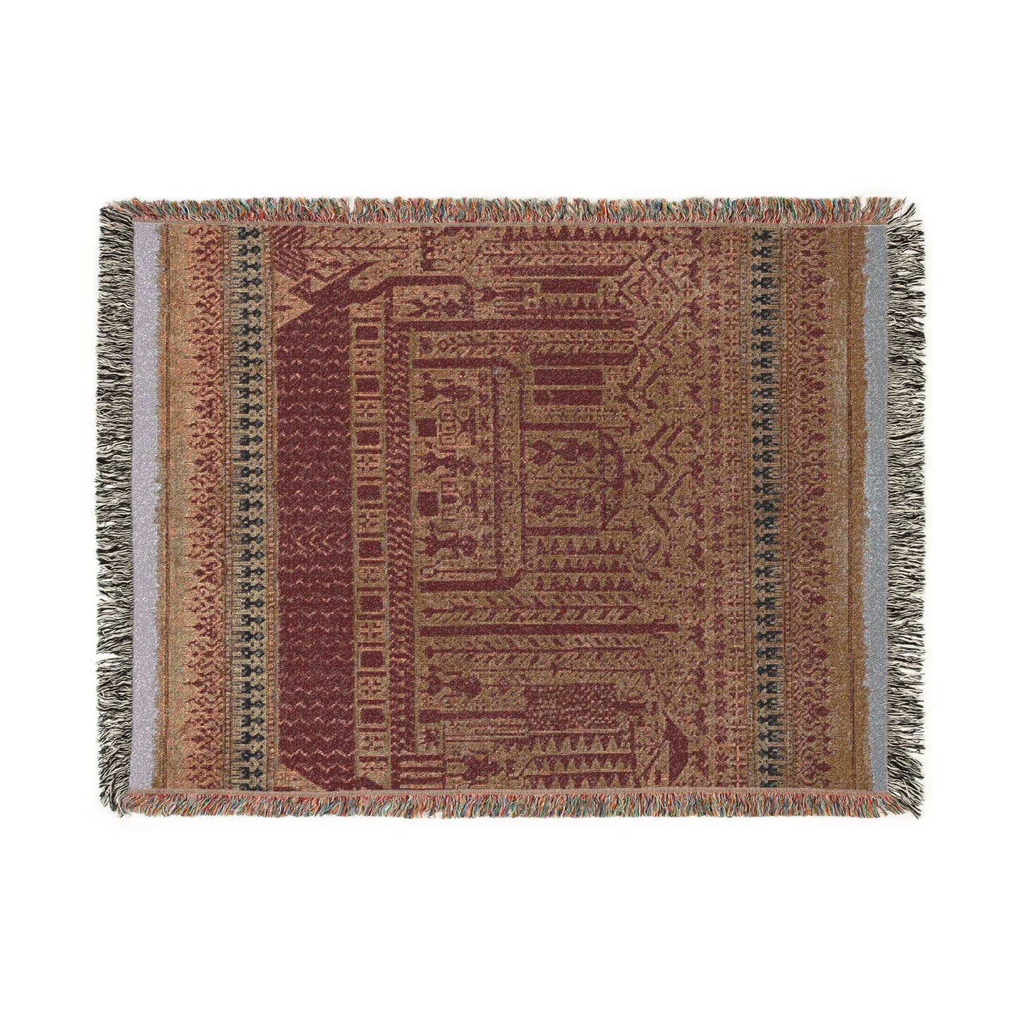 Tampan Pasisir (Ship Cloth) Woven Throw Blanket