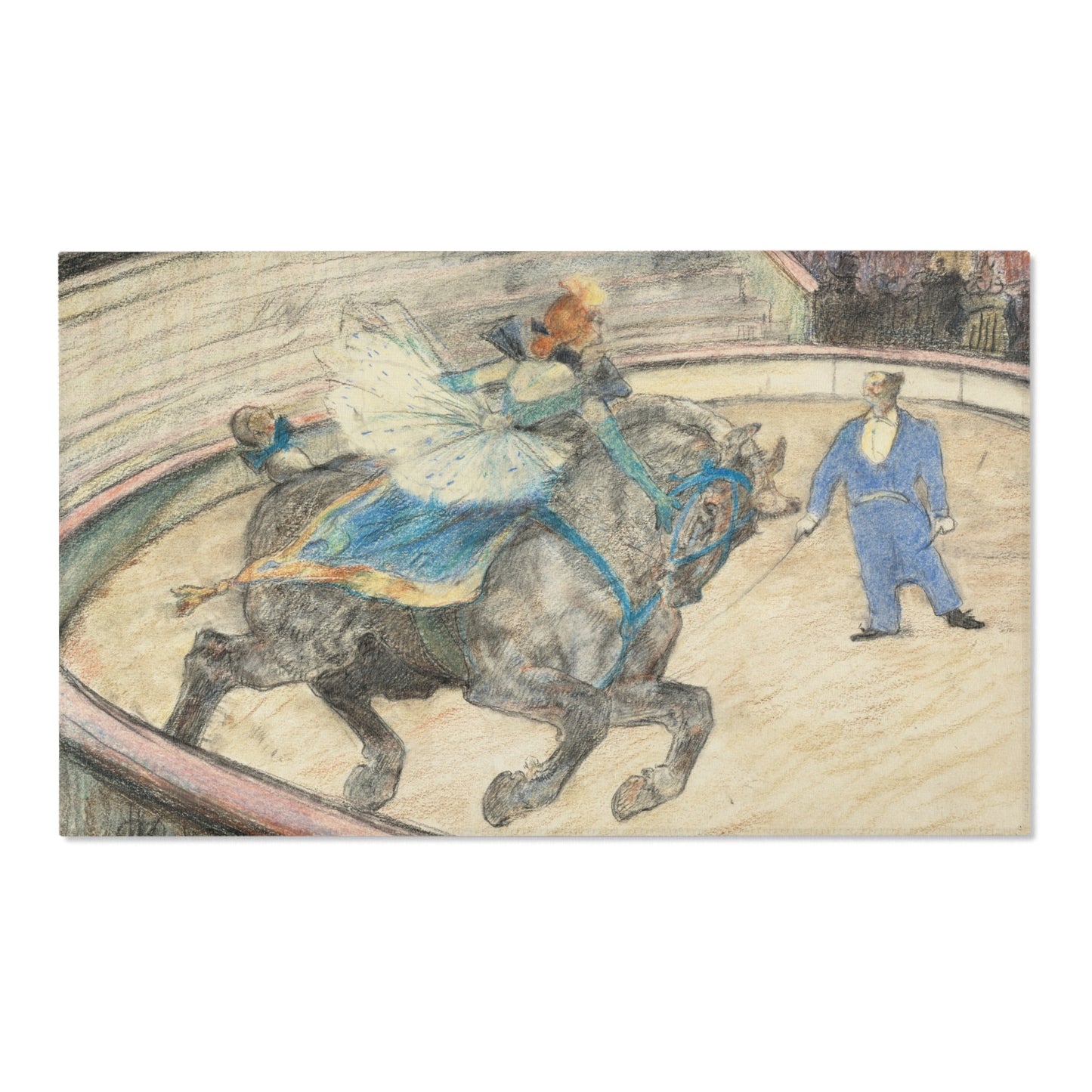 Henri de Toulouse-Lautrec - At the Circus Work in the Ring | Area Rug