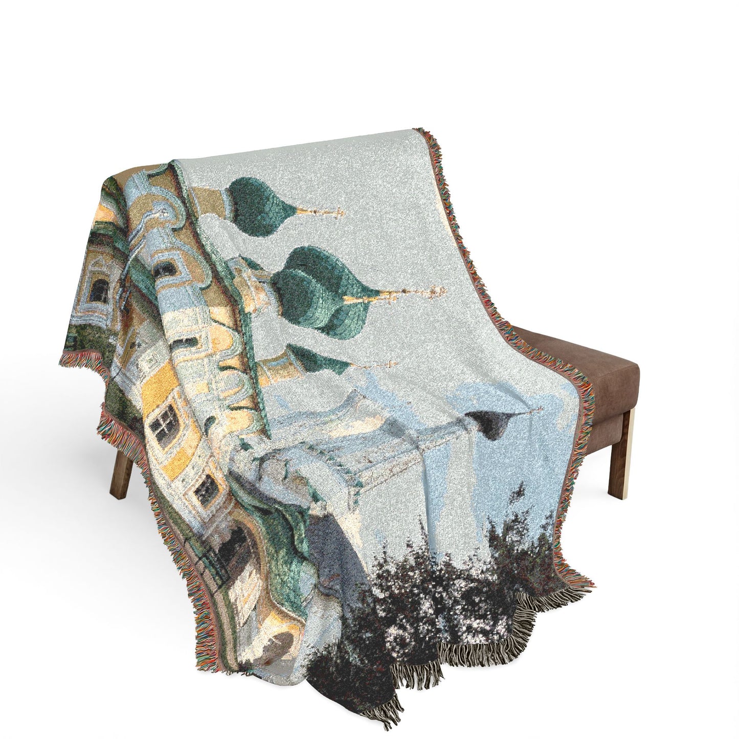 Church of the Beheading of Saint John the Baptist Alekseyevsky Monastery Uglich 2023-07-22 7459 | Woven Tapestry Blanket