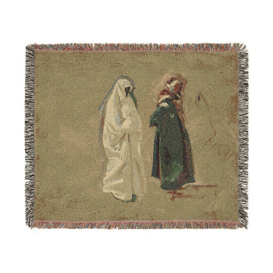 Study of Two Bedouins — Sargent Tapestry Blanket