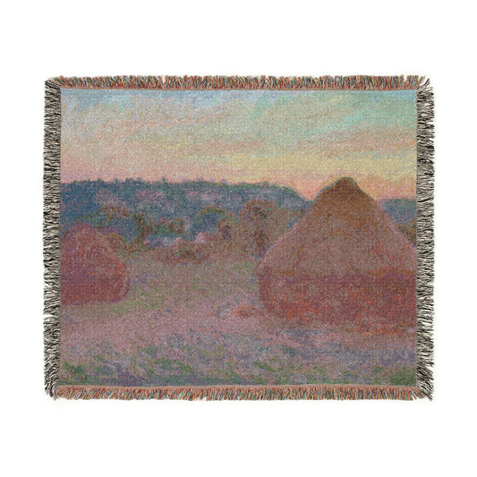 Stacks of Wheat — Monet Tapestry Blanket