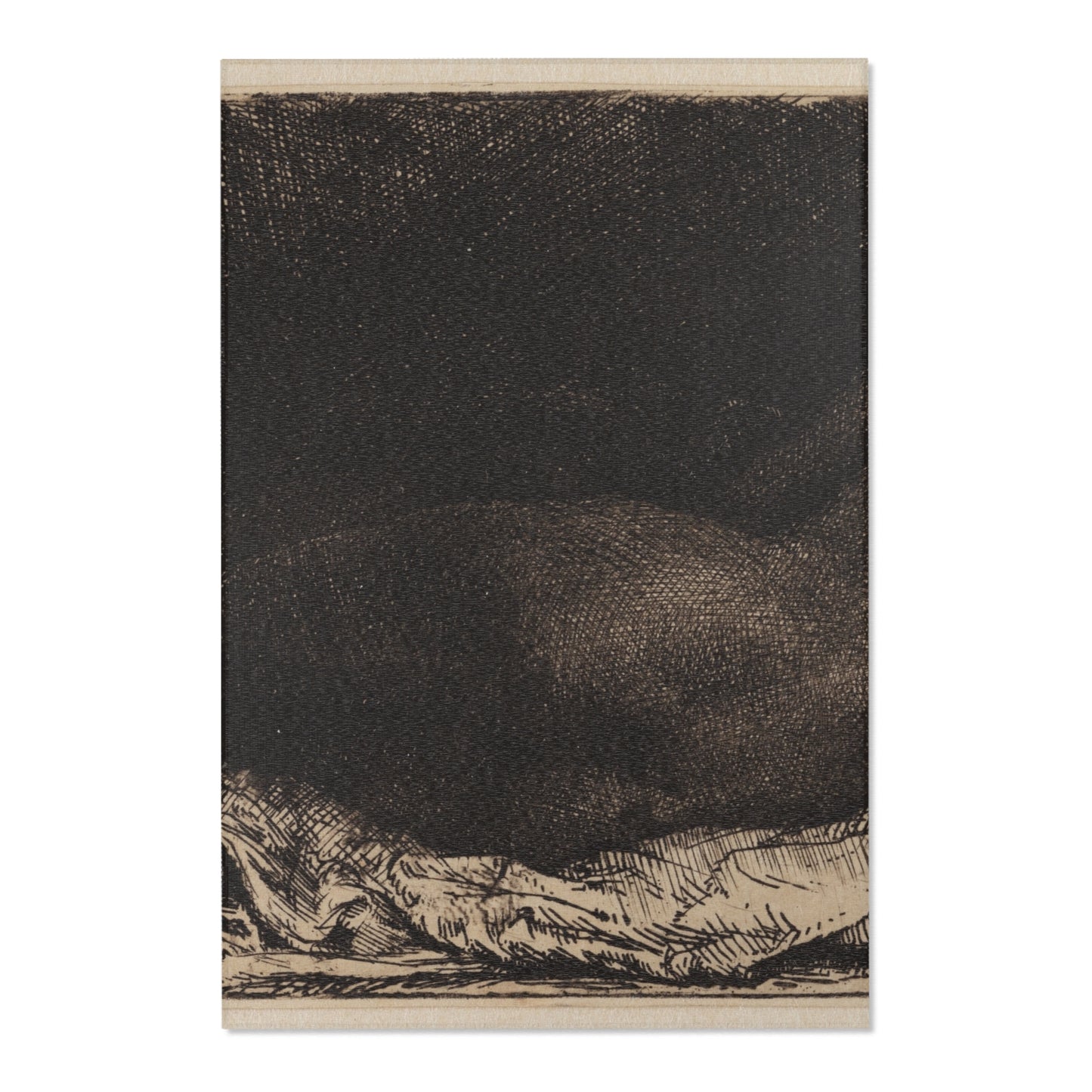 Rembrandt van Rijn - Reclining Female Nude | Area Rug