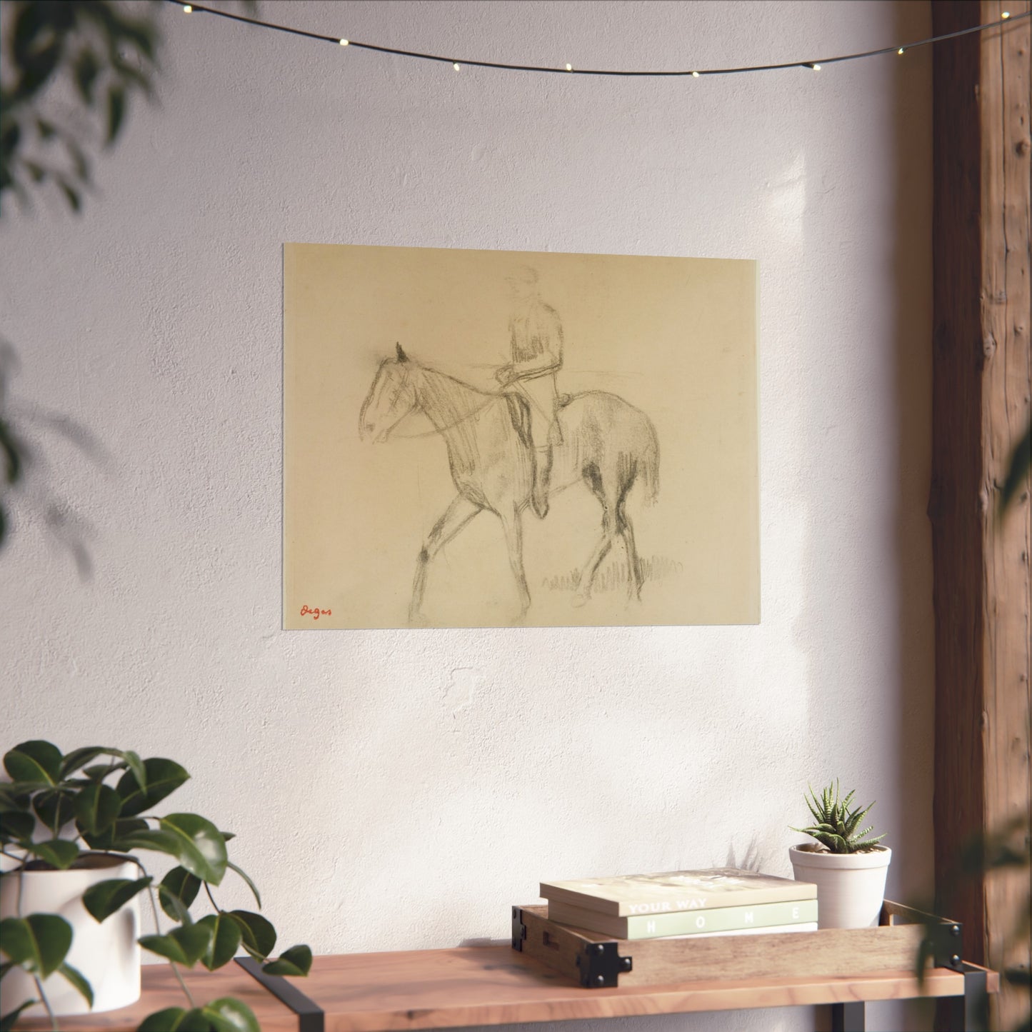 Hilaire Germain Edgar Degas - Horse and Rider | Fine Art Poster