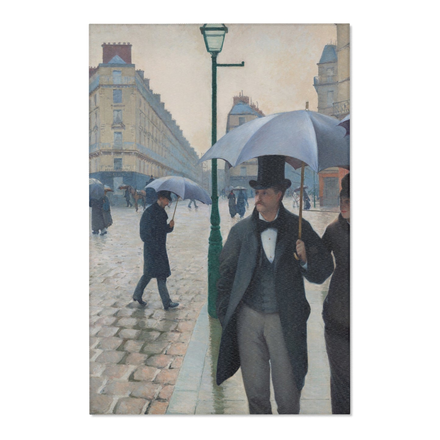 Gustave Caillebotte - Paris Street; Rainy Day | Area Rug