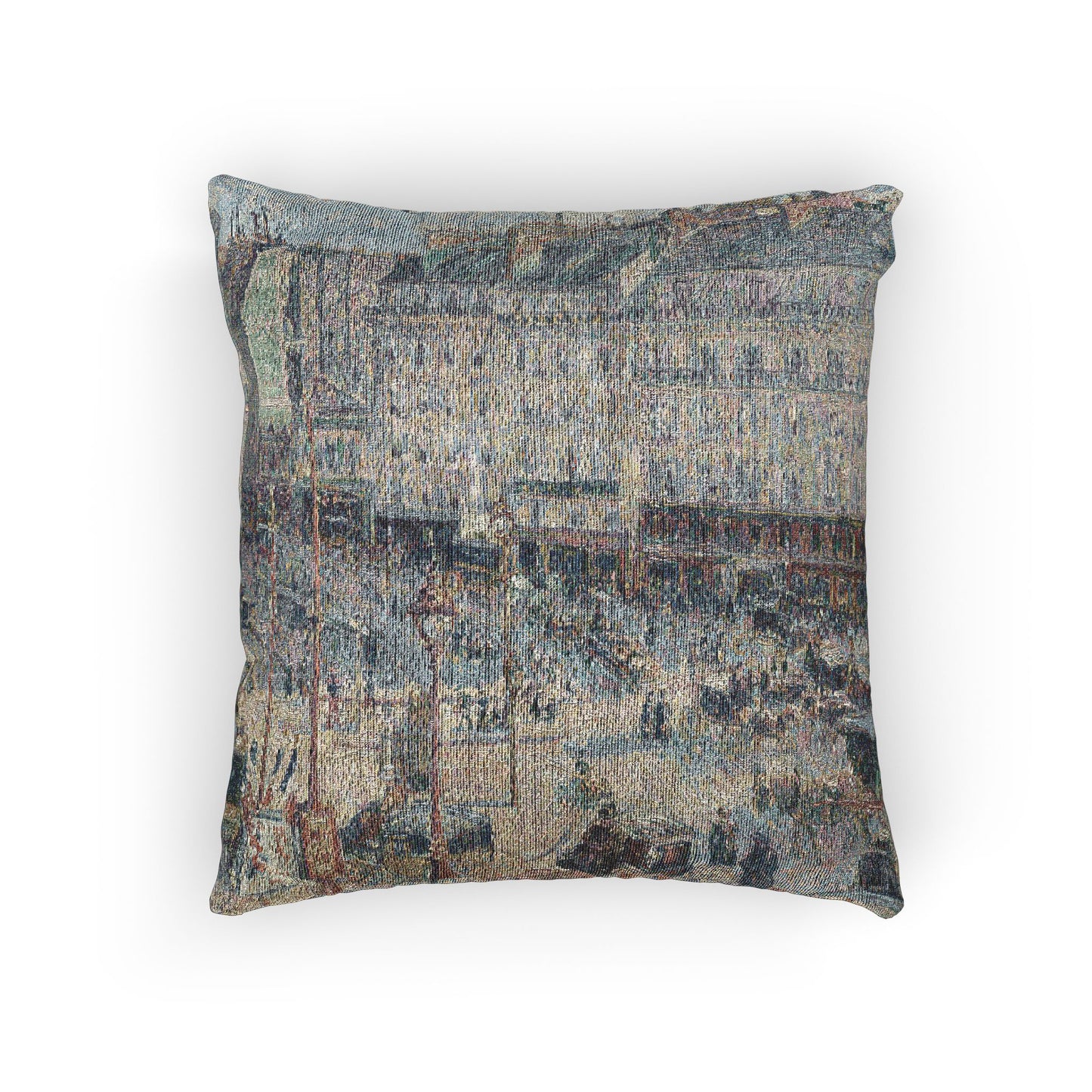 The Place du Havre, Paris — Camille Pissarro Woven Pillow
