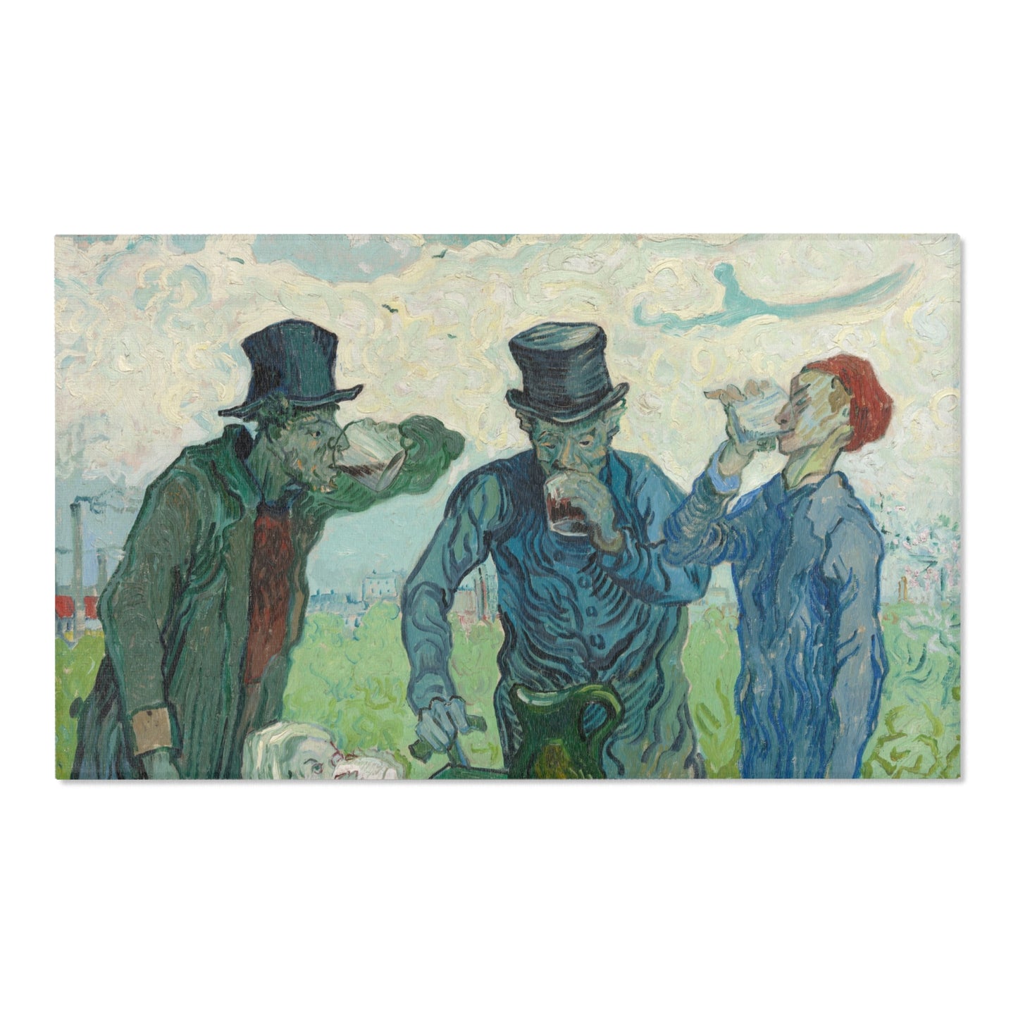 Vincent van Gogh - The Drinkers | Area Rug