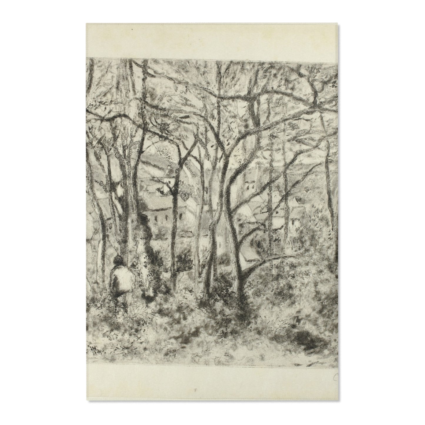 Camille Pissarro - Woodlands at the Hermitage | Area Rug