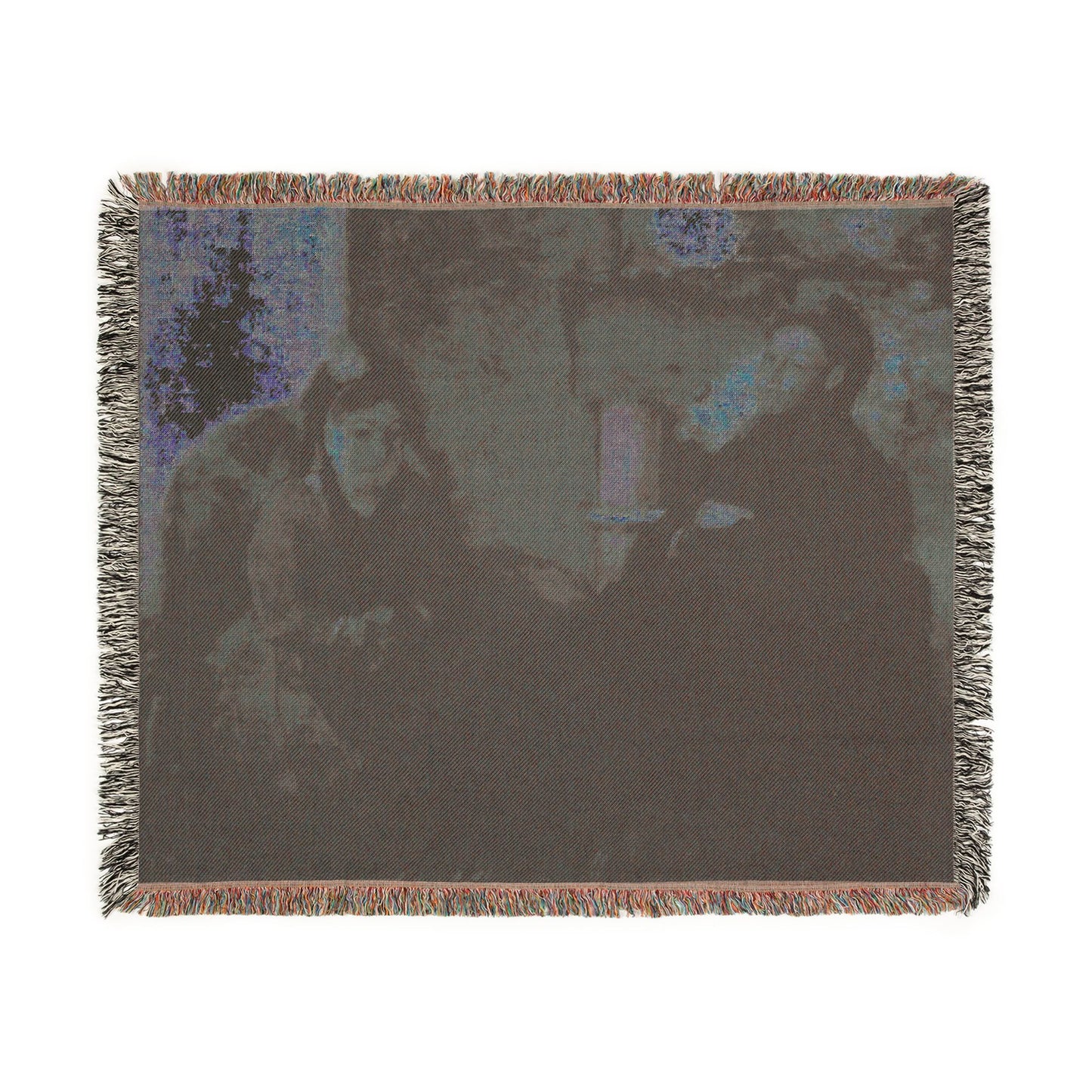 Hilaire Germain Edgar Degas - Portrait of Mme Lisle and Mme Loubens | Woven Tapestry Blanket