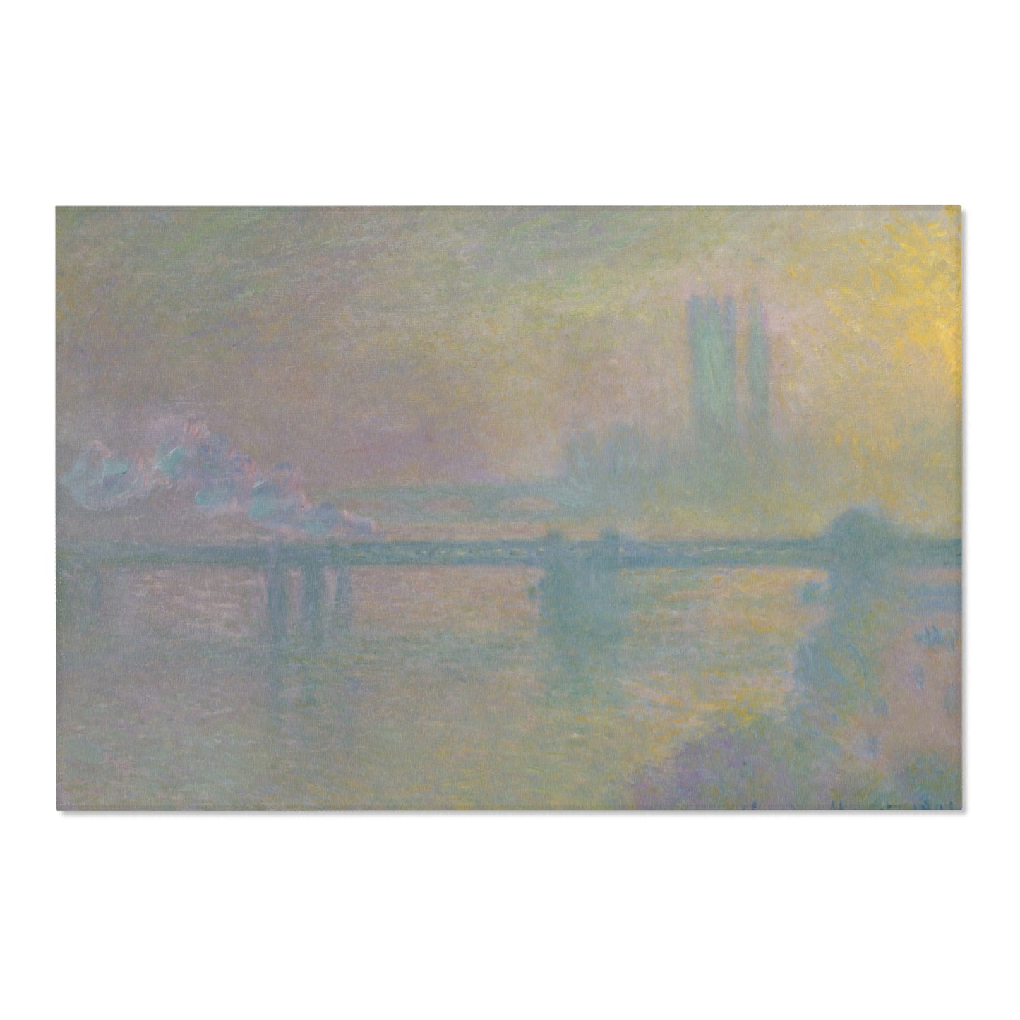 Claude Monet - Charing Cross Bridge, London | Area Rug