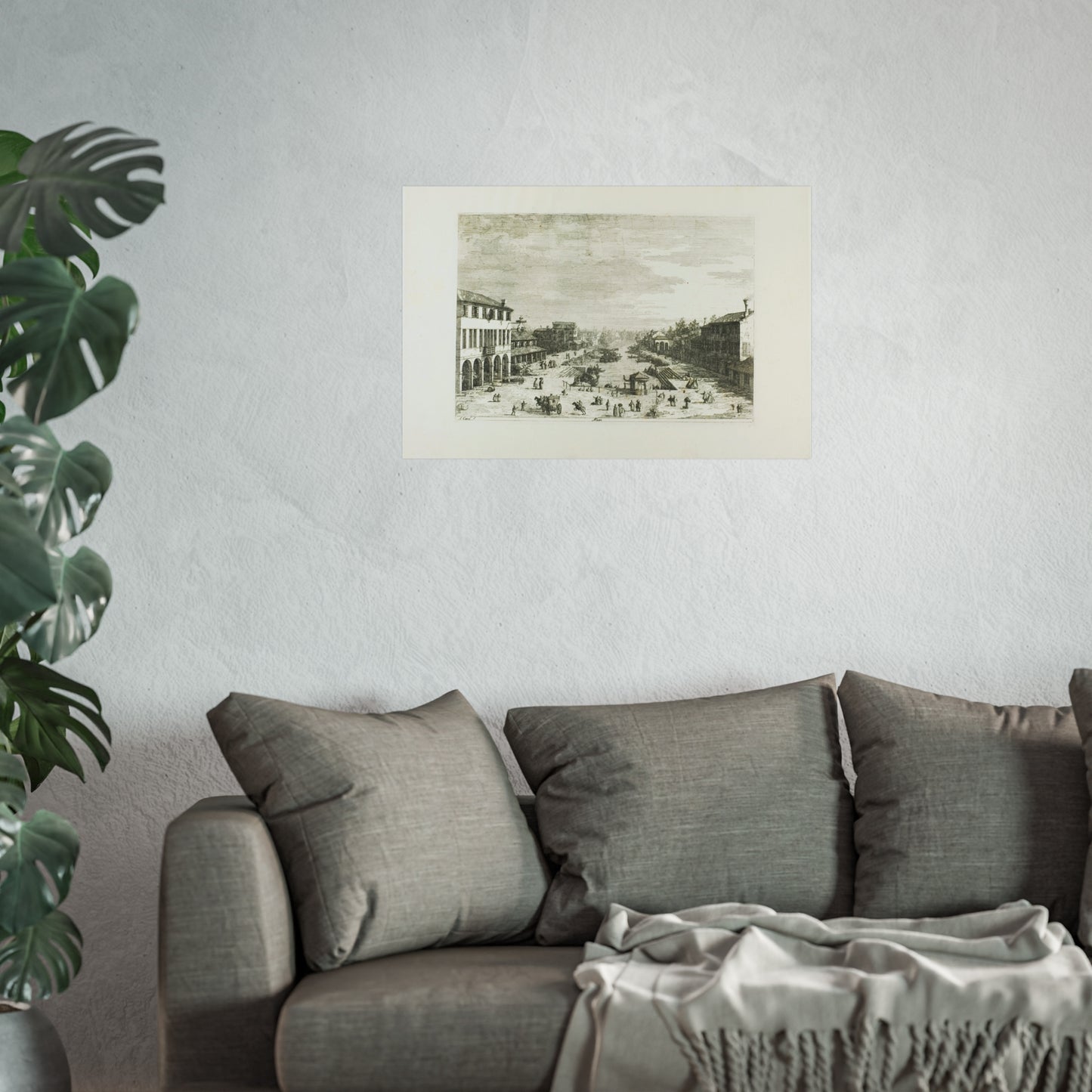 Canaletto - Mestre, from Vedute | Fine Art Poster