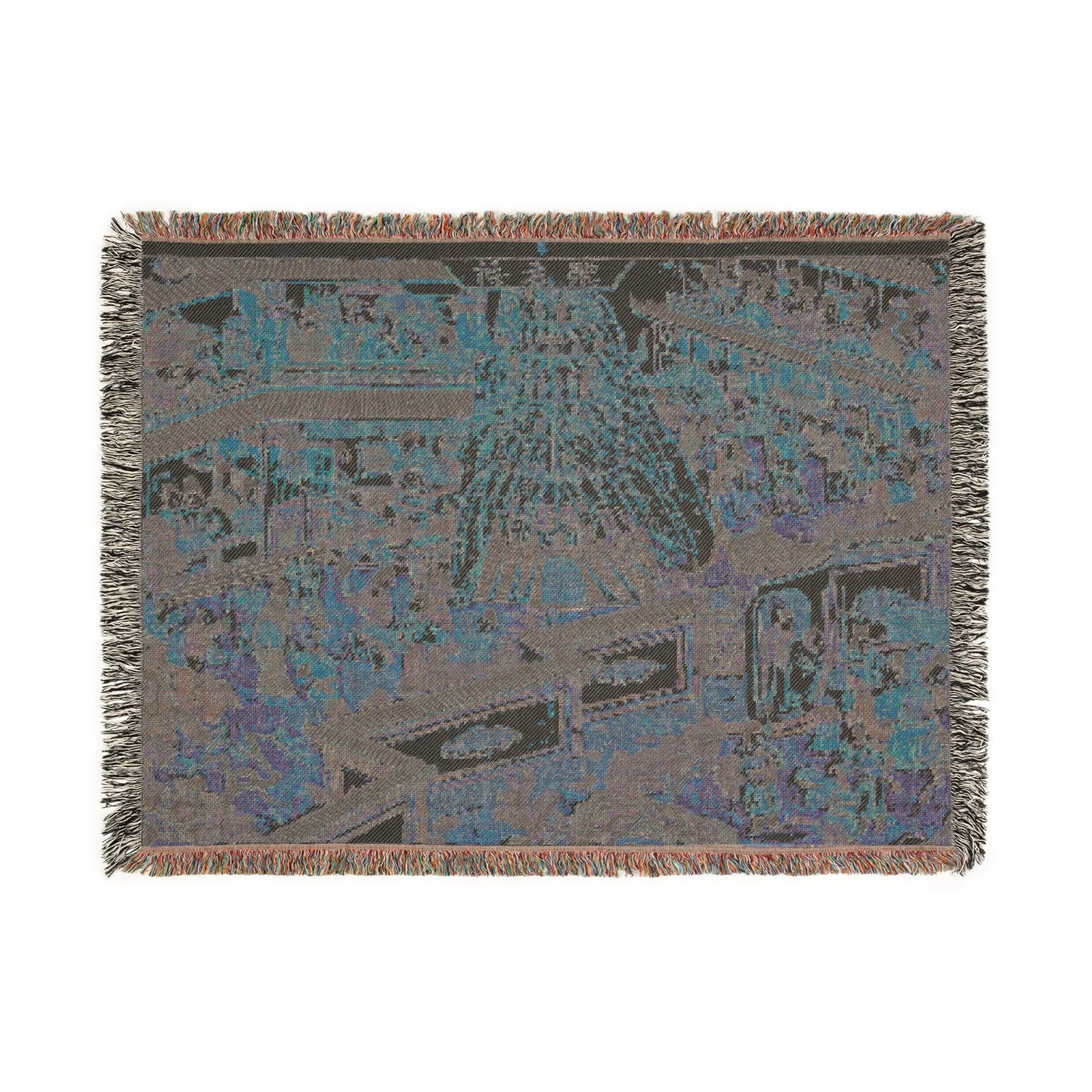 Happy New Year Woven Throw Blanket